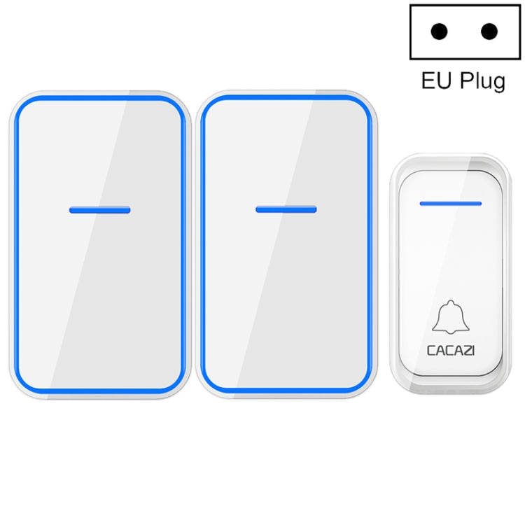 CACAZI A68-2 One to Two Wireless Remote Control Electronic Doorbell Home Smart Digital Wireless Doorbell CACAZI A68-2 One to Two Wireless Remote Control Electronic Doorbell Home Smart Digital Wireless Doorbell